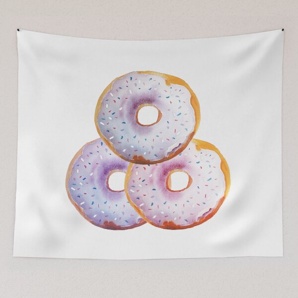 Item preview, Vibrant hues cute donuts designed and sold by kredasart.