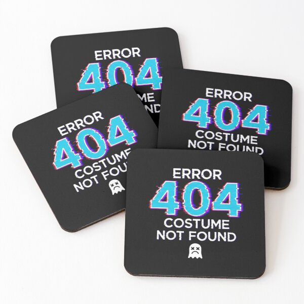Item preview,  Glitchy "Error 404: Costume Not Found" Product designed and sold by DMNindustries.