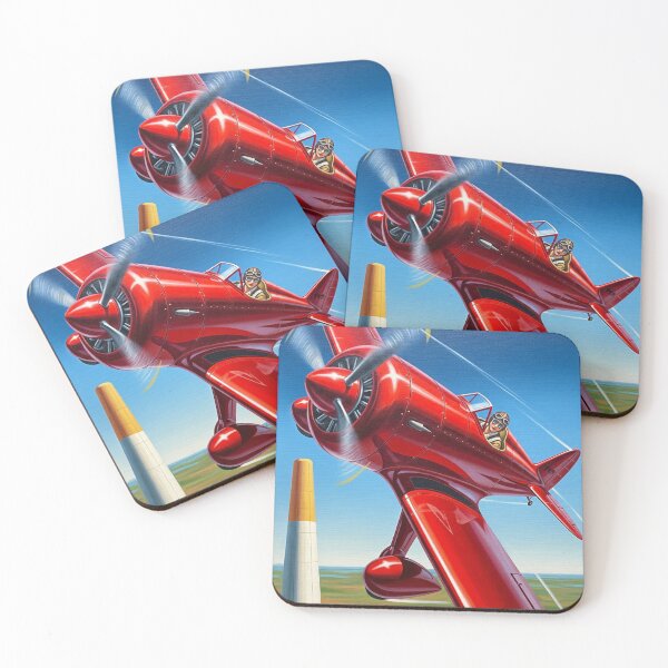 Item preview, LA COURSE AÉRIENNE (The Air Race) - Original Art Deco Artwork designed and sold by elektronen.
