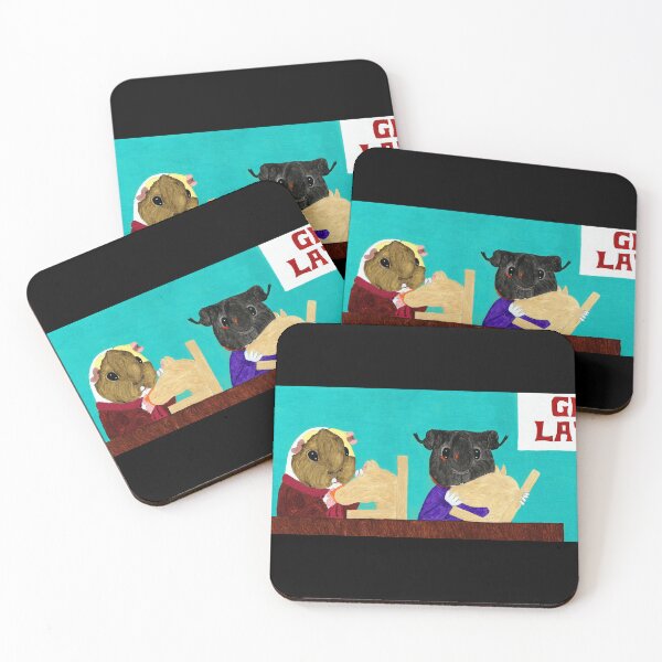 Item preview, Guinea Pig School Sweethearts: Dagmar and Snorri designed and sold by Guinea Pigs and Books.