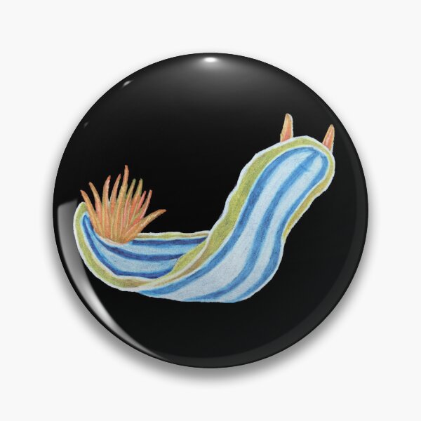 Item preview, Blue Chromodoris sea slug in pencil designed and sold by WolfRaven Creations.