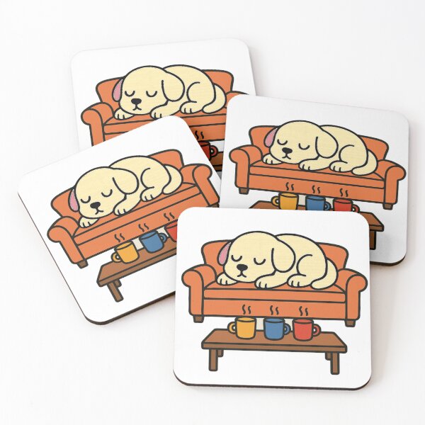 Item preview, big dog sleeping on the couch designed and sold by MythoWorldddd.