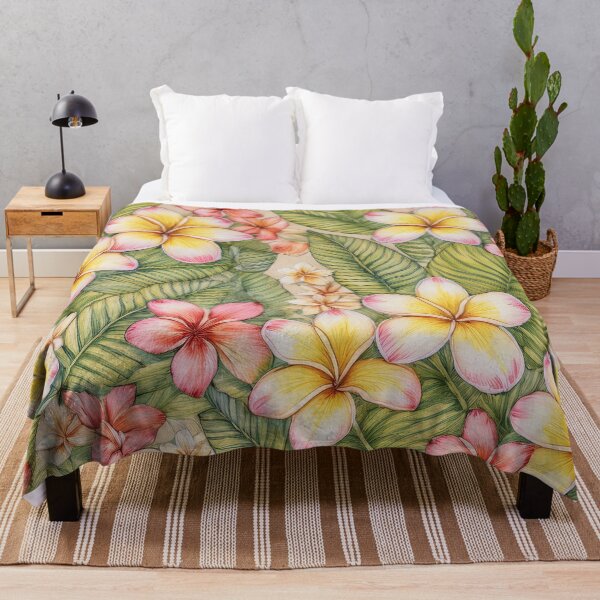 Item preview, Vintage Aloha Shirt Plumeria designed and sold by J Marielle Designs.