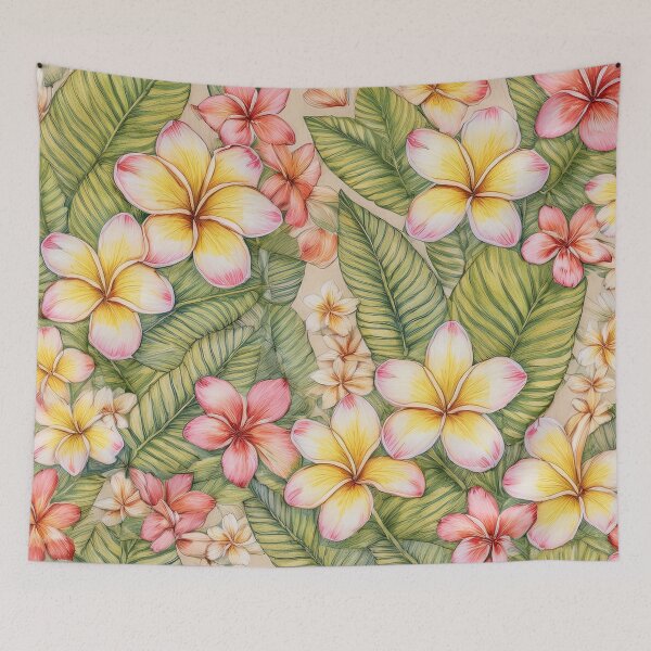 Item preview, Vintage Aloha Shirt Plumeria designed and sold by J Marielle Designs.