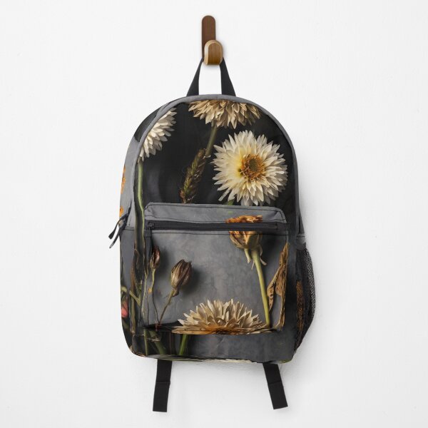 Item preview, Autumn Stillness – Dried Flower Bouquet on Grey designed and sold by EmeraldeaArt.