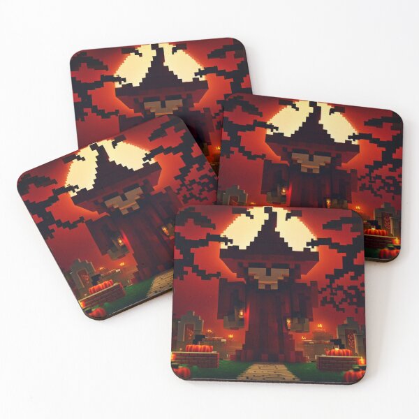 Item preview, HALLOWEEN IN PIXEL LAND - No. 03 - Witch, Pumpkins & Co. designed and sold by darky72.