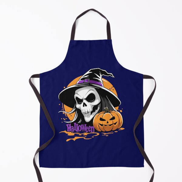 Item preview, Hallowen skull and pumpkin designed and sold by samandale.