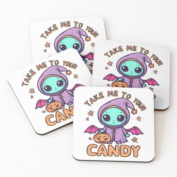 Item preview, Take Me To Your Candy – Kawaii Alien Halloween Costume Design designed and sold by Activity01.