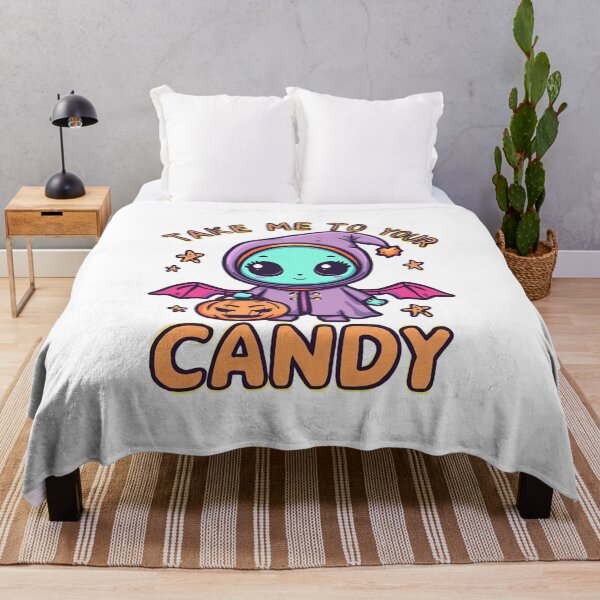 Item preview, Take Me To Your Candy – Kawaii Alien Halloween Costume Design designed and sold by Activity01.
