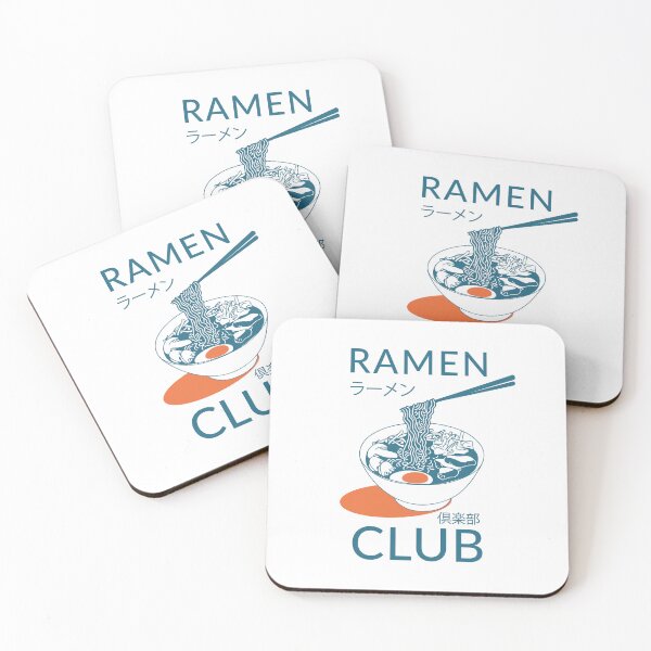 Item preview, Ramen Club Retro Japanese Design designed and sold by retroPODshop.