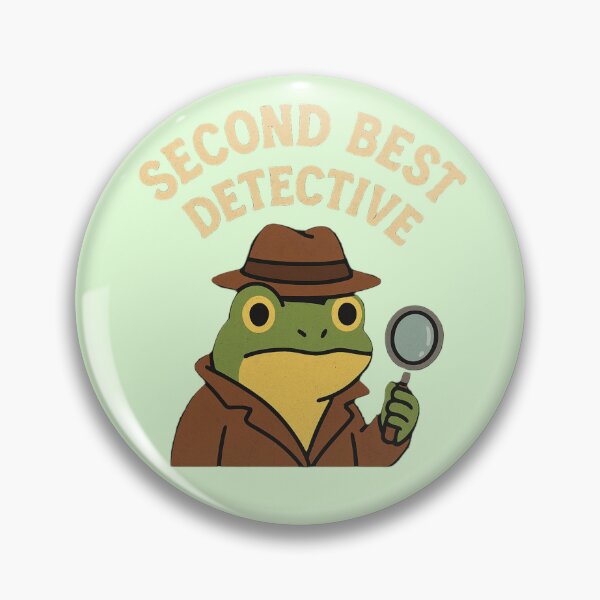 Item preview, Funny Frog Detective – Second Best But Still Iconic 420 designed and sold by Big-Family-Art.