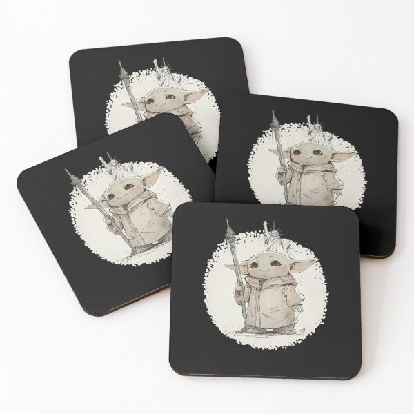 Item preview, BABY YODA WITH STATUE OF LIBERTY designed and sold by LIS AND MELIVERSO.