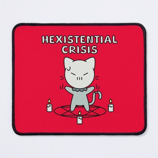 Item preview, Hexistential Crisis Skull Cat designed and sold by Stephanie Hardy.