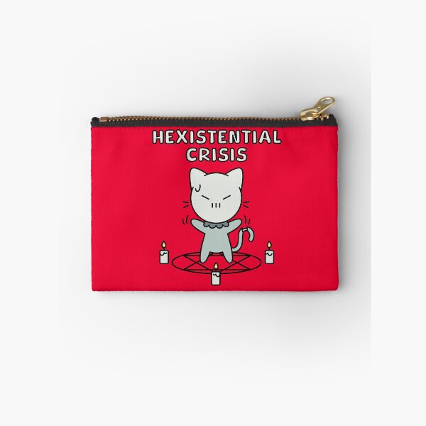 Item preview, Hexistential Crisis Skull Cat designed and sold by Stephanie Hardy.