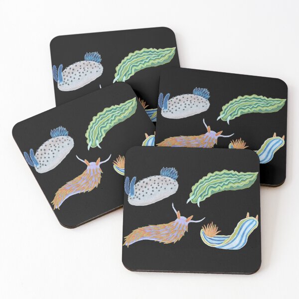 Item preview, Sea slug or Nudibranch collage   designed and sold by WolfRaven Creations.