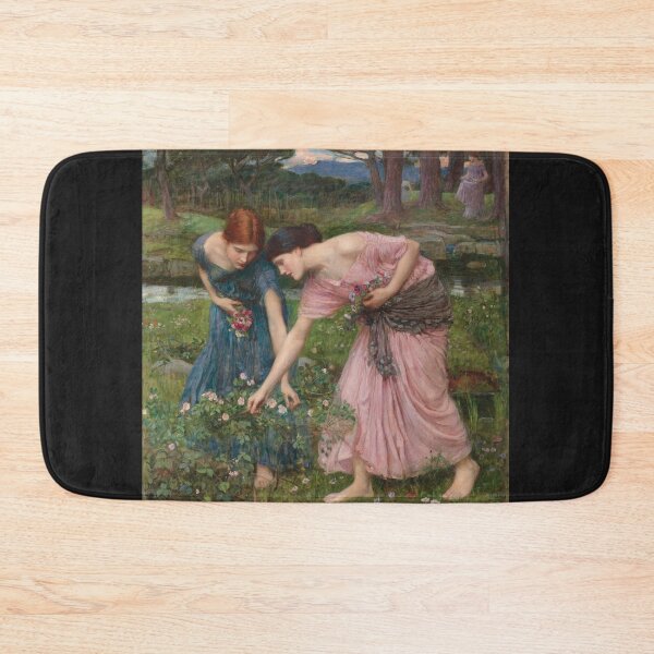 Item preview, Gather Ye Rosebuds While Ye May 1909 - John William Waterhouse designed and sold by forgottenbeauty.