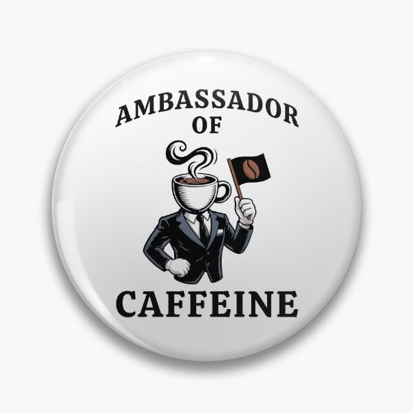Aperçu de l'œuvre Ambassadeur de la caféine créée et vendue par MerchVisionary.