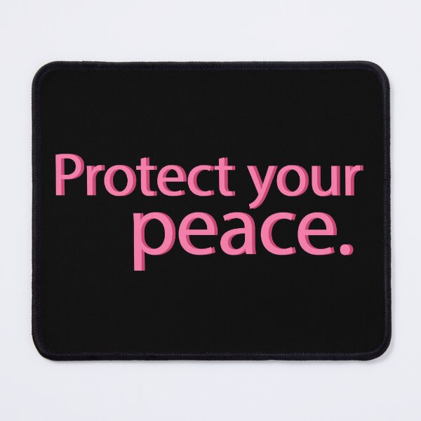 Item preview, Protect Your Peace Mental Health Quote designed and sold by designsoftinaa.
