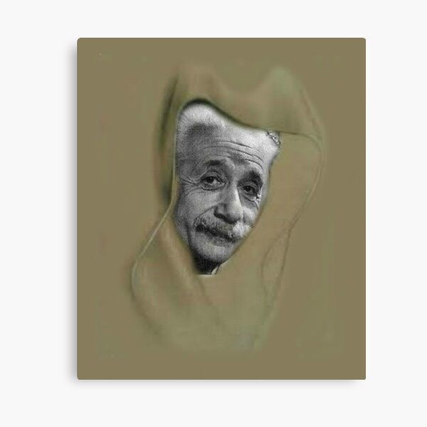 Albert Einstein Impression sur toile