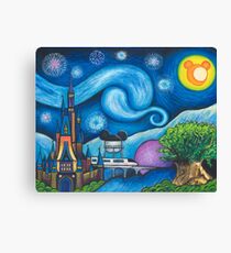 Starry Night Over the World Canvas Print