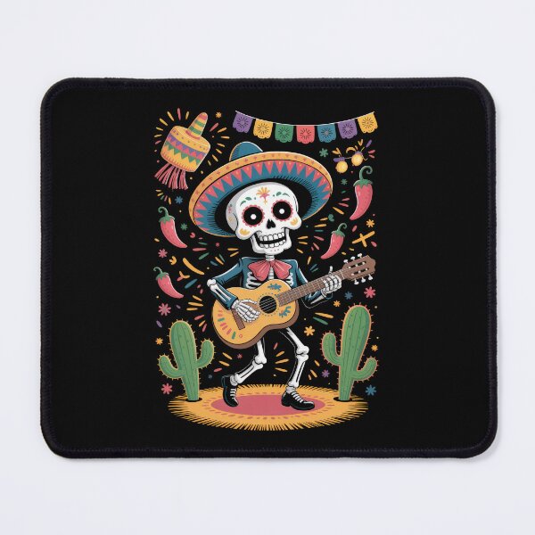 Item preview, The Mariachi Skeleton - Day Of The Dead designed and sold by Enea Kelo.