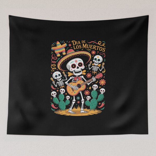 Item preview, The Festive Procession - Day Of The Dead designed and sold by Enea Kelo.