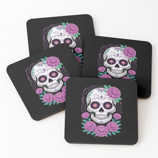 Item preview, The Purple Elegance - Day Of The Dead designed and sold by Enea Kelo.