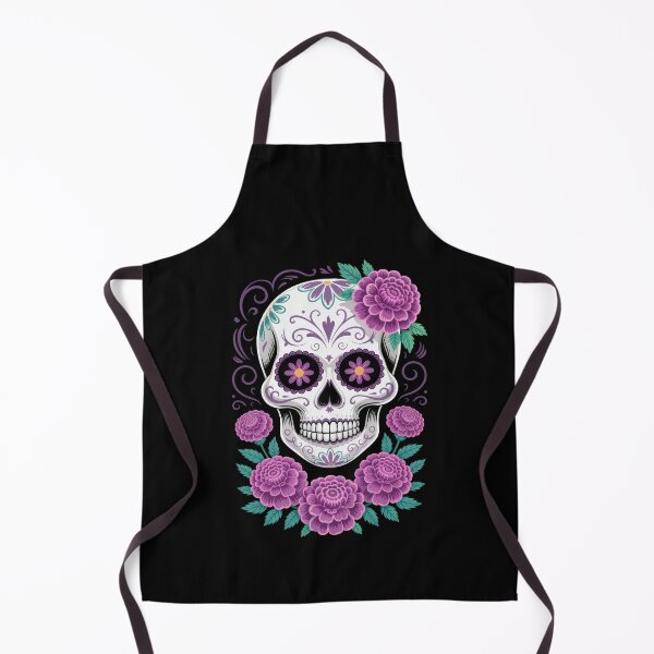 Item preview, The Purple Elegance - Day Of The Dead designed and sold by Enea Kelo.