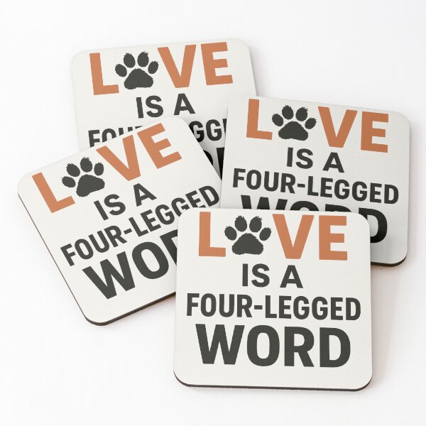Item preview, Love Is A Four-Legged Word designed and sold by AdelStore.