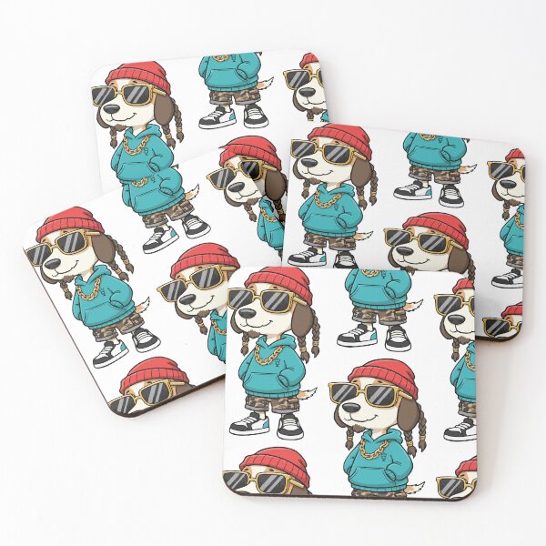 Item preview, Cool Rap Dog | Street Style Hip Hop Dog Cartoon designed and sold by krisssuarez.