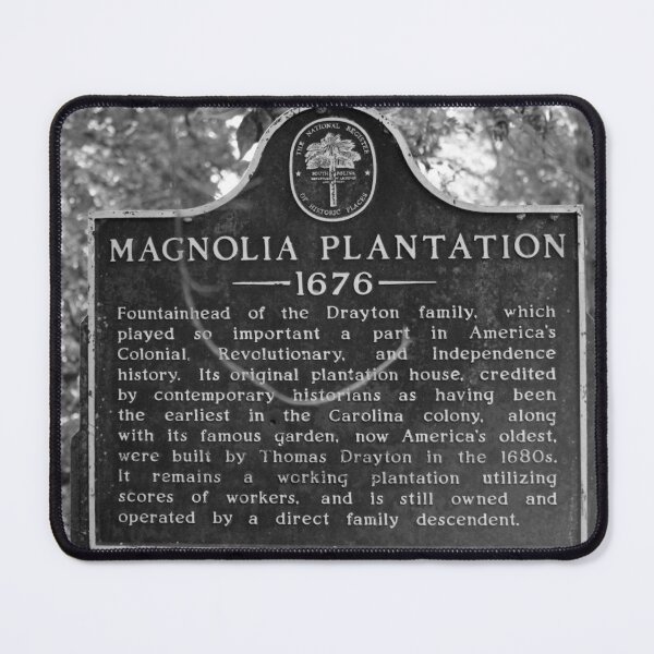 Item preview, Magnolia Plantation Historical Sign designed and sold by Cynthia48.