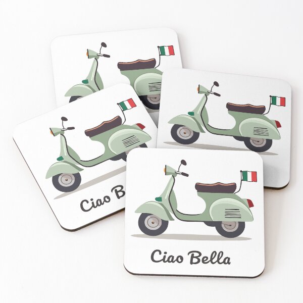 Artikelvorschau, Ciao Bella – Italien Vespa mit Retro Urlaubsfeeling entworfen und verkauft von Hans-Design.