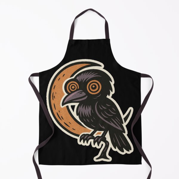 Item preview, Retro 1960s Halloween Horror Comic Art- Hypnotic Crow on the Moon designed and sold by JacobKAurumhead.