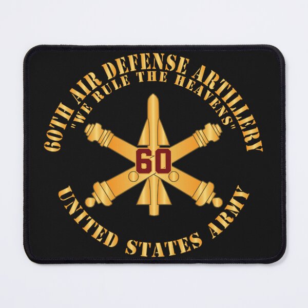 Item preview, Army - 60th Air Defense Artillery - We Rule The Heavens - Number Branch - US Army X 300 designed and sold by Military Insignia Products.