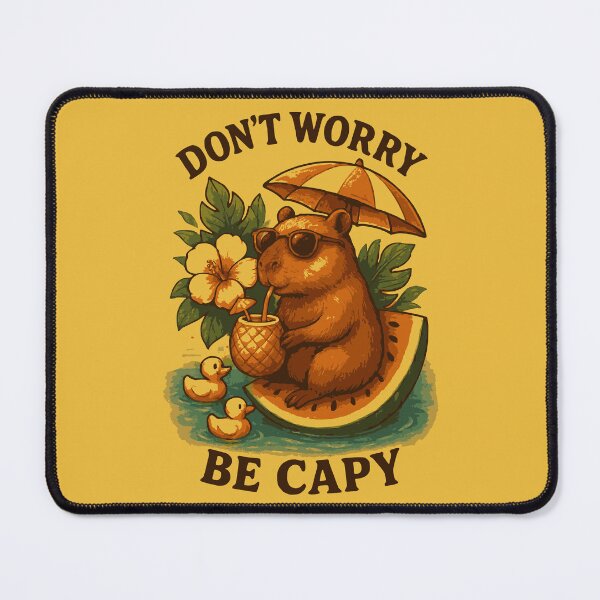Item preview, Funny greater capybara quote Dont Worry Be Capy designed and sold by LuxeGraphix.