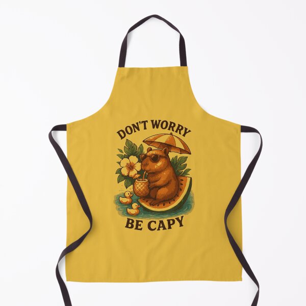 Item preview, Funny greater capybara quote Dont Worry Be Capy designed and sold by LuxeGraphix.