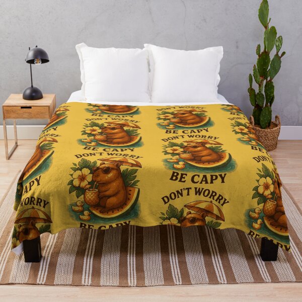 Item preview, Funny greater capybara quote Dont Worry Be Capy designed and sold by LuxeGraphix.