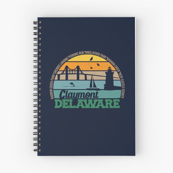Item preview, Claymont Delaware Retro Sunset Local Pride Logo  designed and sold by CRHPOD20.