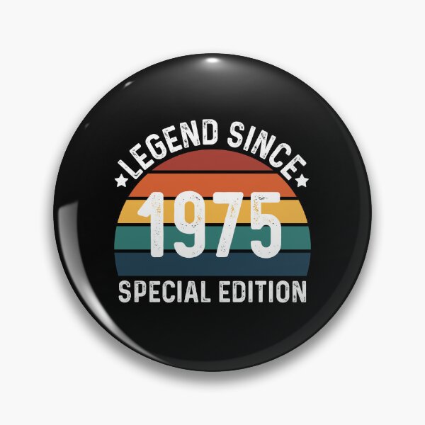 Item preview, Legend Since 1975 - Vintage Retro Special Edition Birthday  designed and sold by Shape Snip Studio.