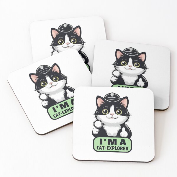 Item preview, I’m a Cat-Explorer | Funny Cat Lover Design | Cute Adventure Cat Illustration designed and sold by WHDProduction45.