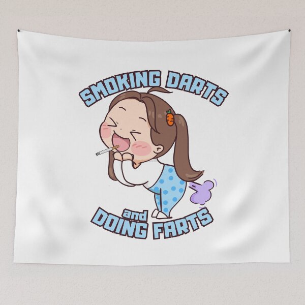 Item preview, Chibi Smoking Darts and Doing Farts designed and sold by UNK-Fatigues.