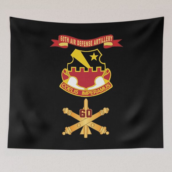 Item preview, Army - 60th Air Defense Artillery w Number Br - DUI - Ribbon X 300 designed and sold by Military Insignia Products.
