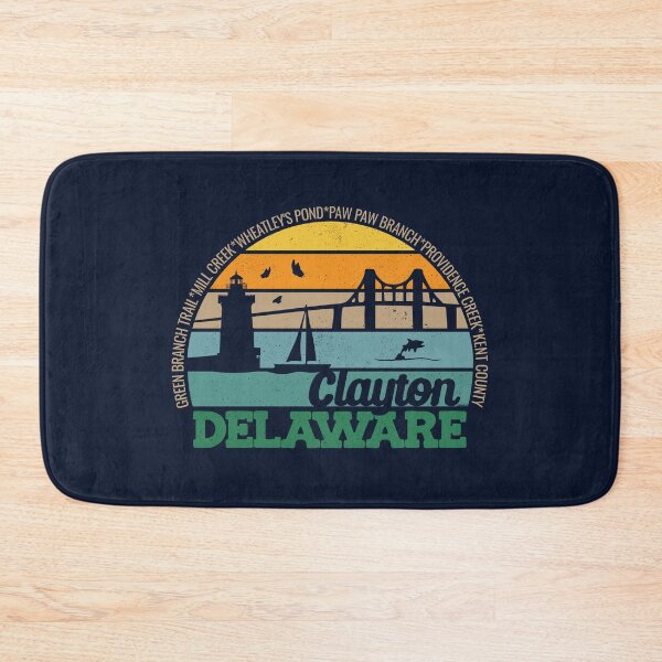 Item preview, Clayton Delaware Retro Sunset Local Pride Logo  designed and sold by CRHPOD20.