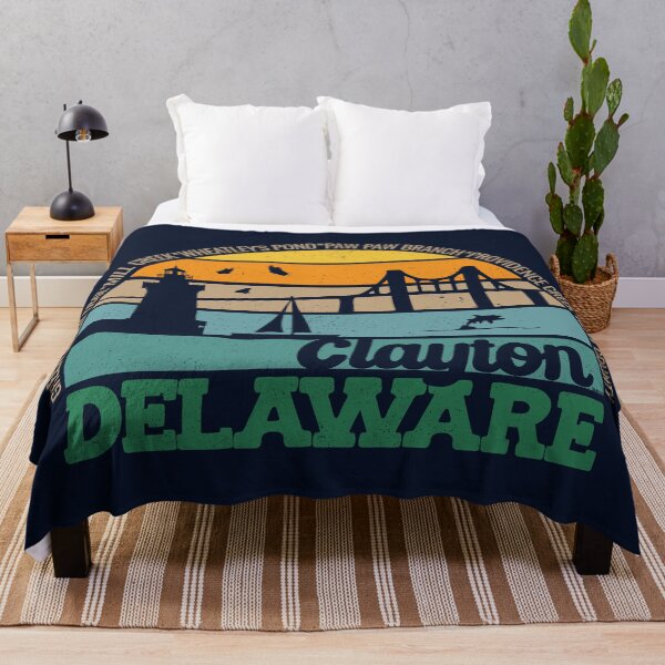 Item preview, Clayton Delaware Retro Sunset Local Pride Logo  designed and sold by CRHPOD20.