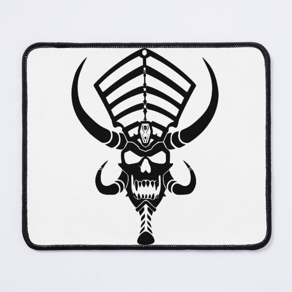Item preview, Ornate black skull design with horns and intricate details showcasing artistic craftsmanship designed and sold by msharabas.