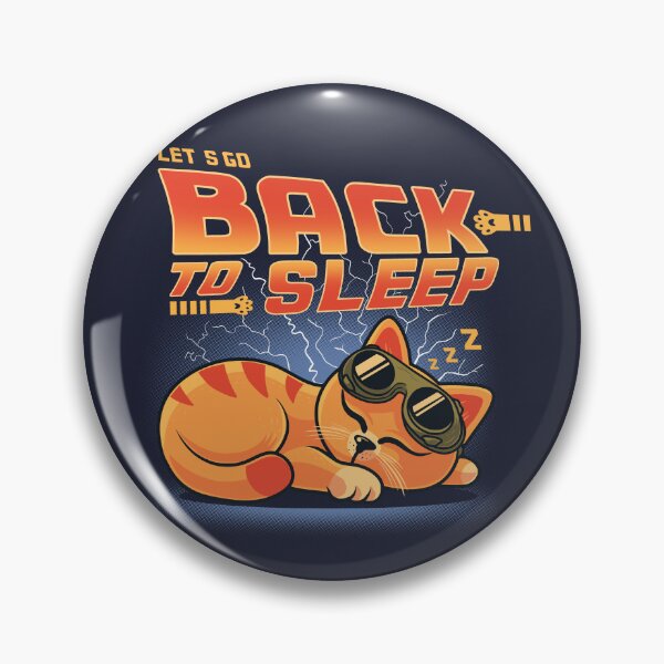 Item preview, Back to Sleep – Retro Sci-Fi Cat Humor Tee designed and sold by erion5k.