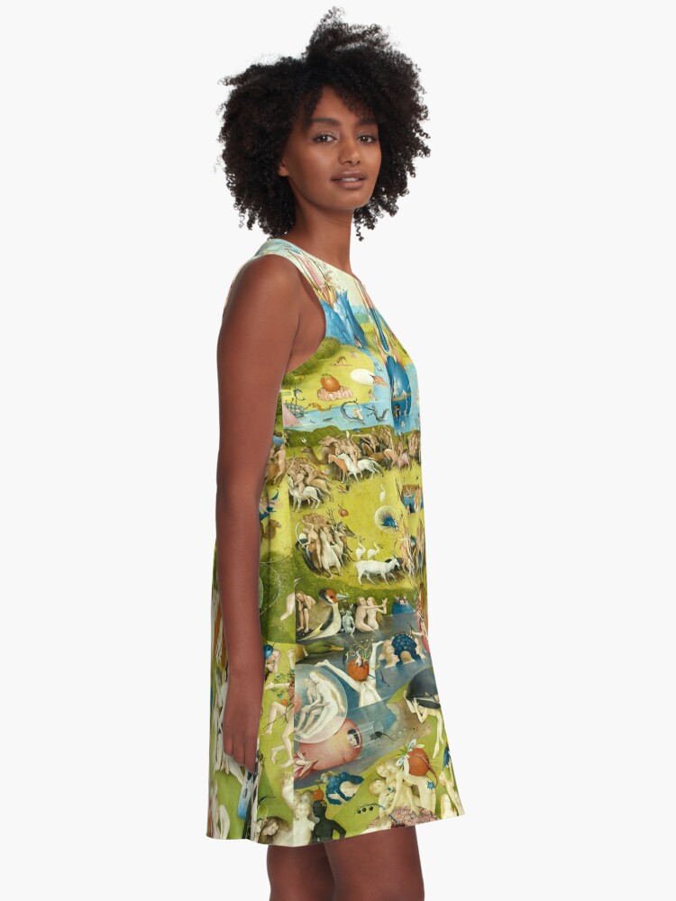 Alternate view of HD Garden of Earthly Delights, by Hieronymus Bosch HIGH DEFINITION A-Line Dress