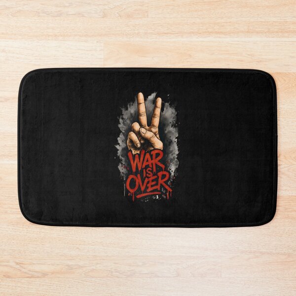Item preview, War Is Over Peace Sign – Bold Anti-War Protest Art designed and sold by Psycho-Crazy.