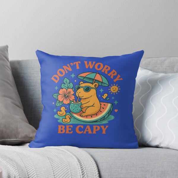 Item preview, Funny greater capybara quote Dont Worry Be Capy designed and sold by LuxeGraphix.