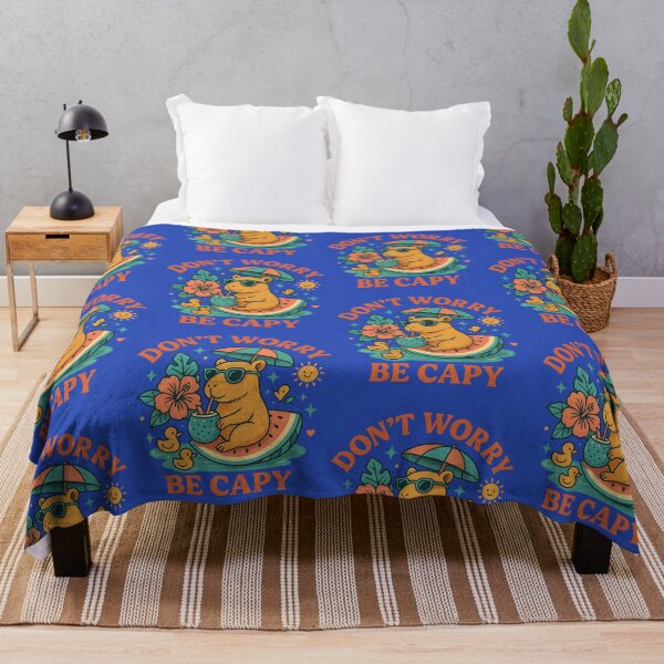 Item preview, Funny greater capybara quote Dont Worry Be Capy designed and sold by LuxeGraphix.